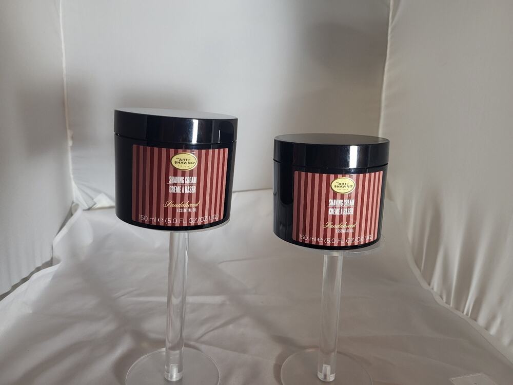 2 pack of  The Art of Shaving Shaving Cream Sandalwood Essential Oil 5.0 oz